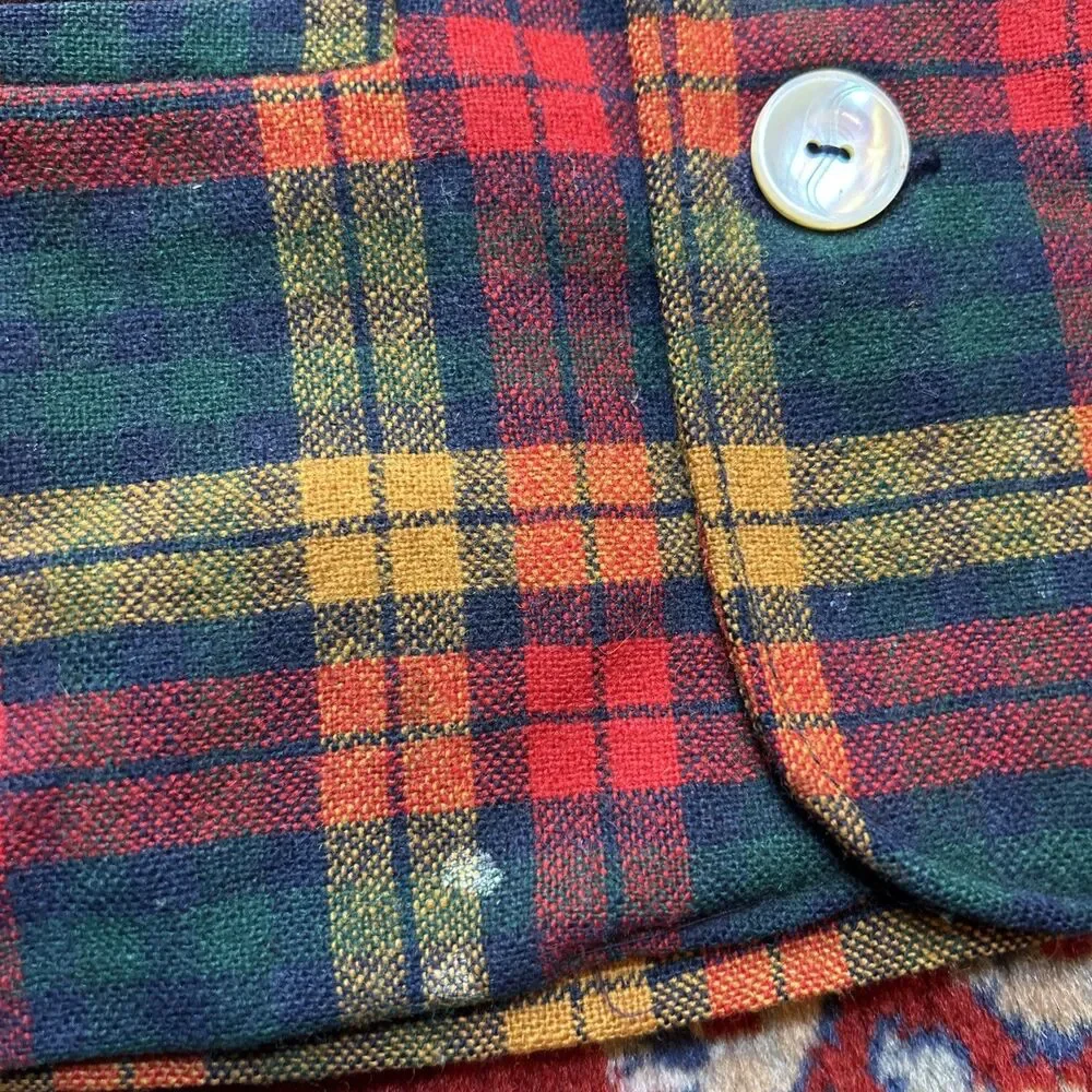 Vintage MR. MASTER Philip Schneider Wool Toddler Blazer Plaid Jacket Lined 4T